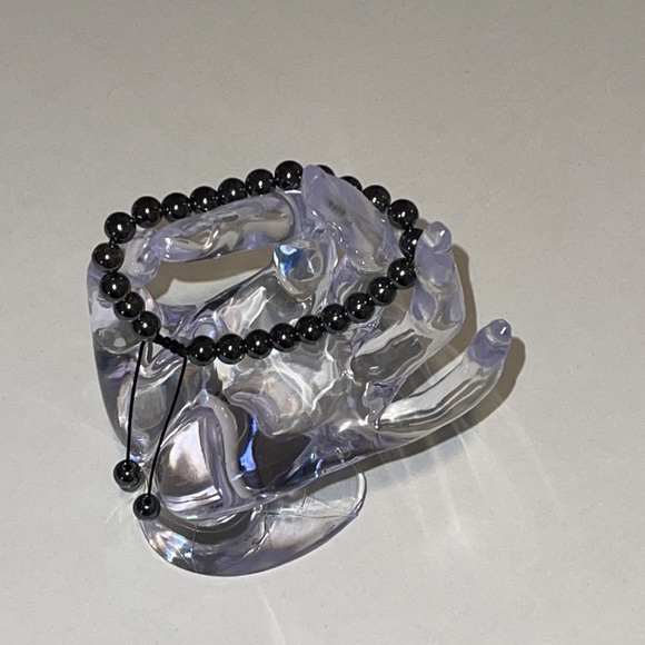 Women’s Healing Rose Quartz Crystal Natural Stone Gemstone Bead Bracelet - Picture 3 of 3